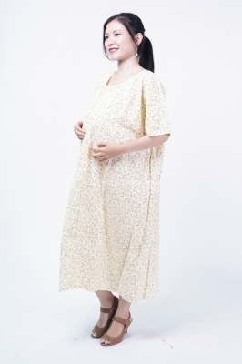 Lily Daster Tidur Ibu Hamil Menyusui Motif Bunga Cantik - DS 519